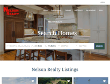 Tablet Screenshot of nelsonrealtypartners.com